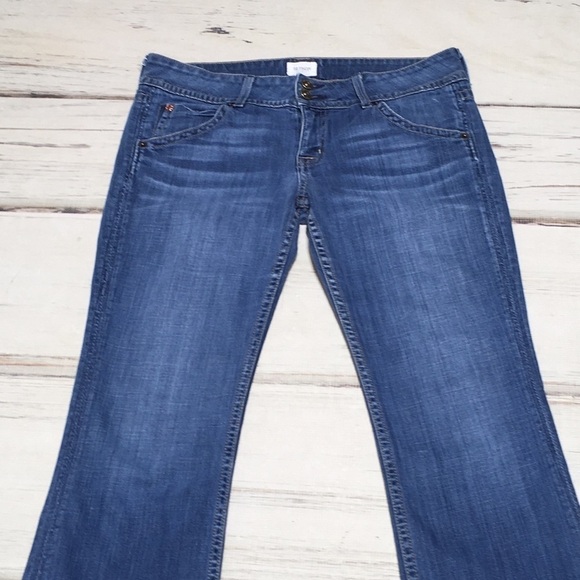 Hudson Jeans Bootcut Crop Ankle Blue Distressed Denim 29 - Picture 5 of 12